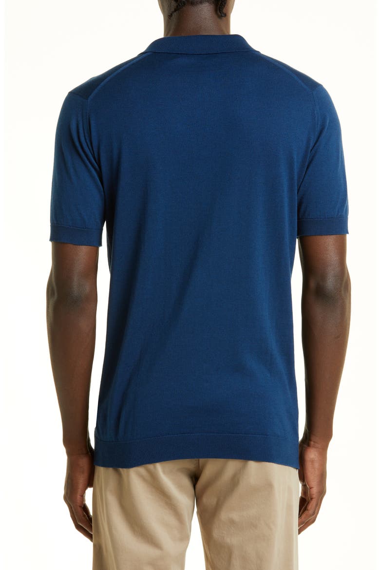 Jersey Polo, Alternate, color, INDIGO