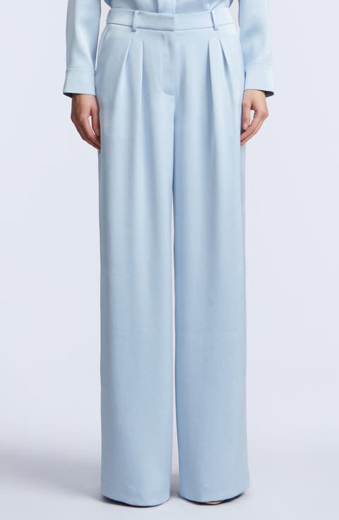 Relaxed Tailored Wide Leg Pants