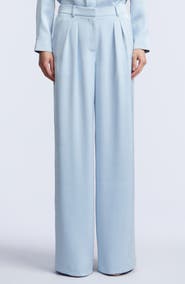 BCBGMAXAZRIA Relaxed Tailored Wide Leg Pants