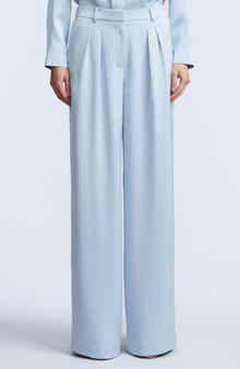 BCBGMAXAZRIA Relaxed Tailored Wide Leg Pants