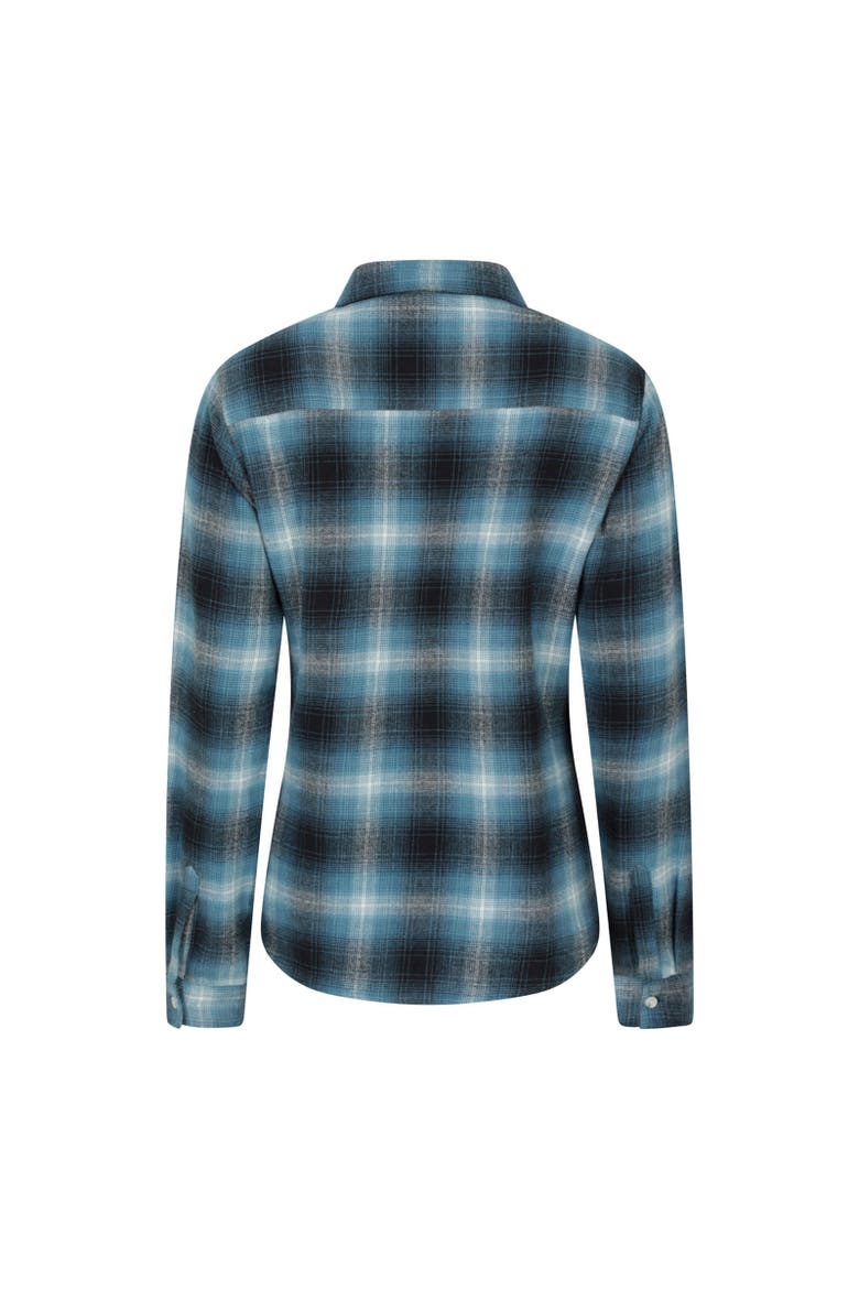Willow Flannel Shirt, Alternate, color, Dark Blue