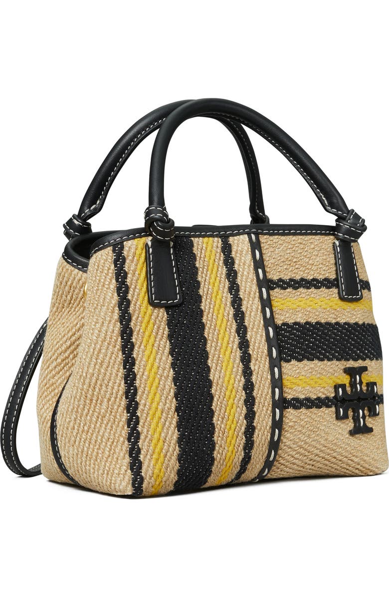Tory Burch McGraw Stripe Mini Satchel, Alternate, color,