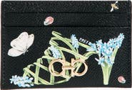 FERRAGAMO Gancini Leather Card Holder
