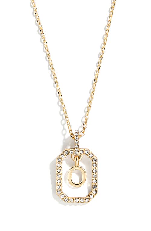 Shop Baublebar Alicia Intial Pendant Necklace