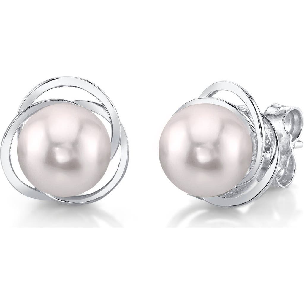 The Pearl Source Akoya Pearl Lexi Earrings In Gold