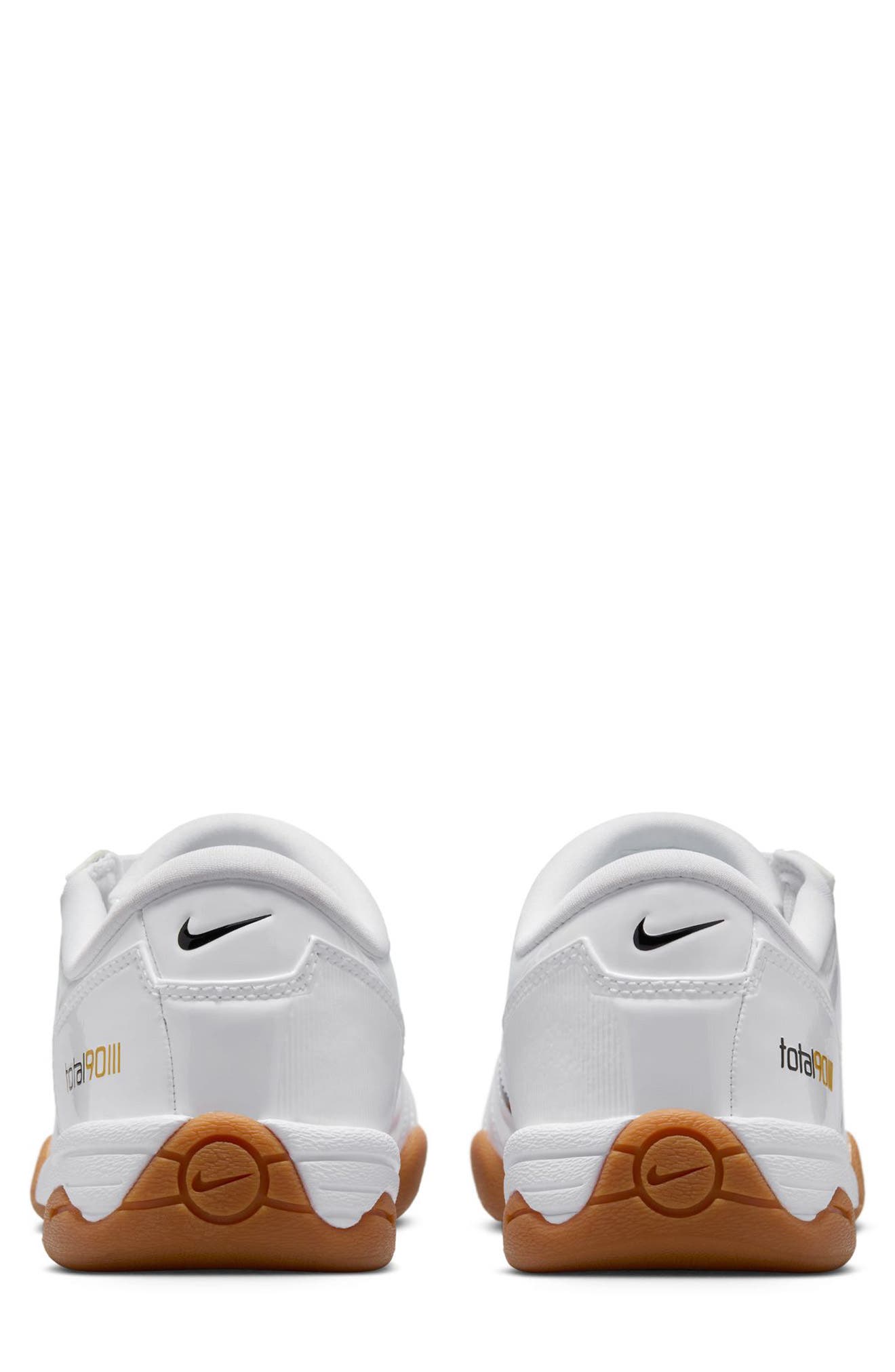 Nike Total 90 Soccer Sneaker, Alternate, color, White/ Black/ White/ Team Gold
