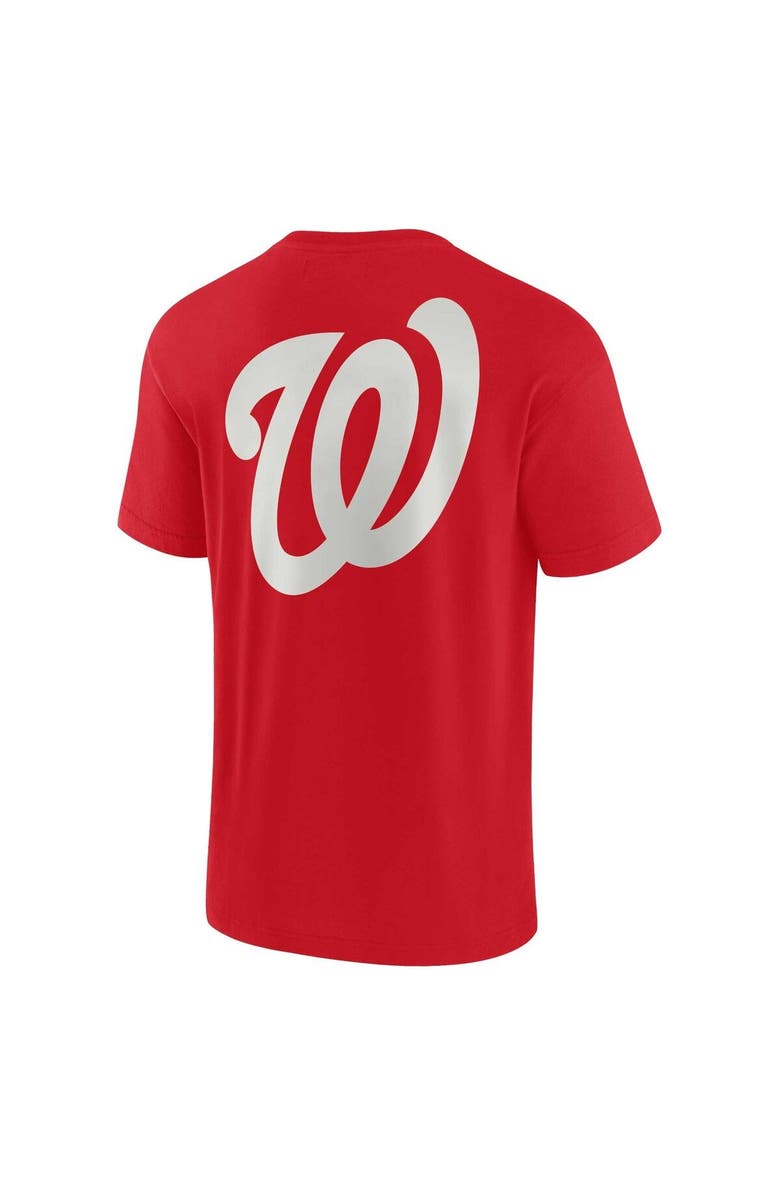 Fanatics Signature Unisex Fanatics Signature Red Washington Nationals Elements Super Soft Short Sleeve T-Shirt, Alternate, color, Red