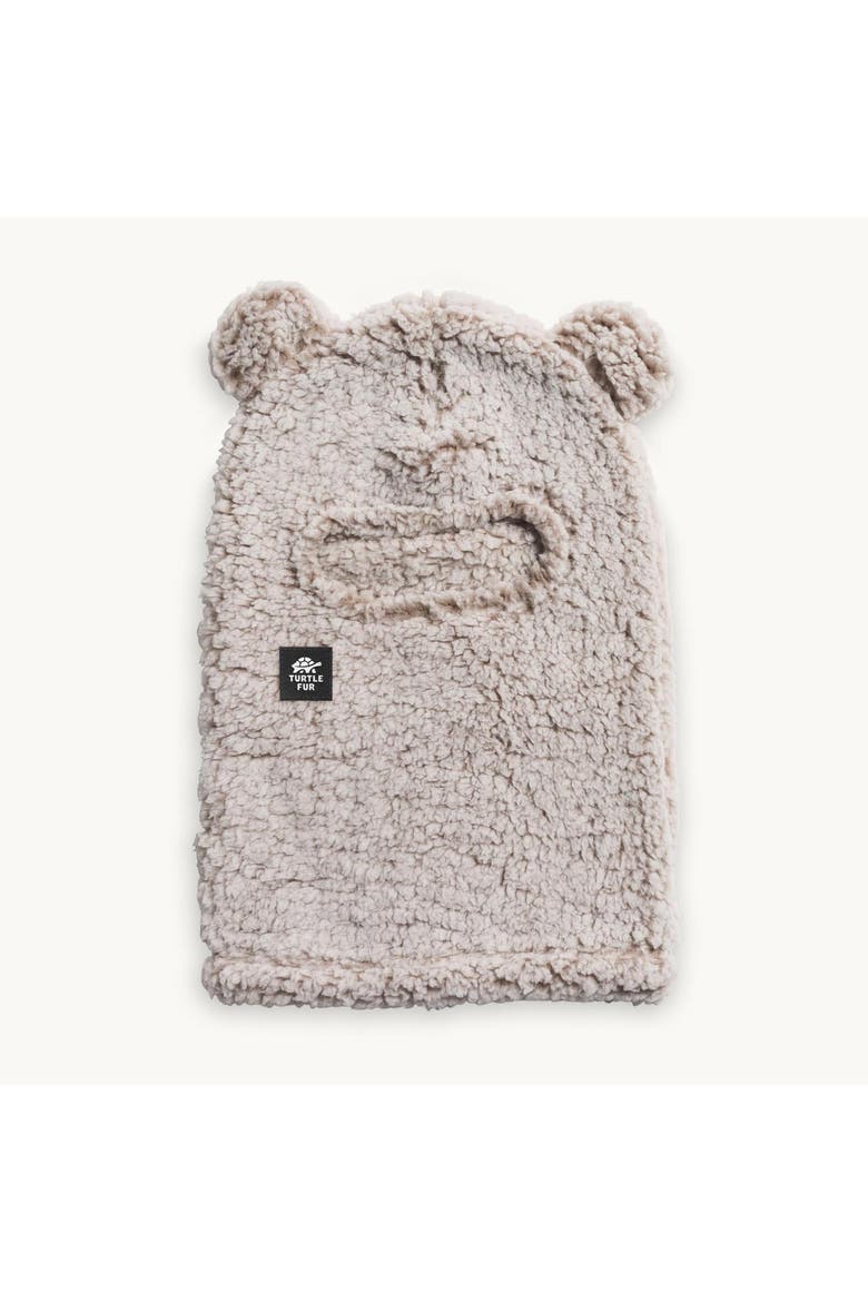 Kids Fleece Bear Balaclava, Main, color, Natural