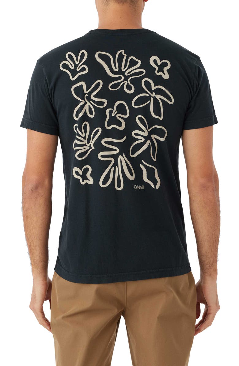 O'Neill Floral Graphic T-Shirt, Alternate, color, 