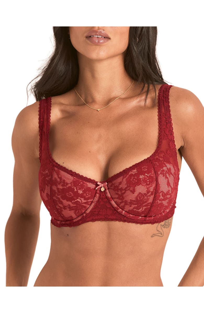 Adore Me Alexiane Push Up Balconette Bra, Main, color, 