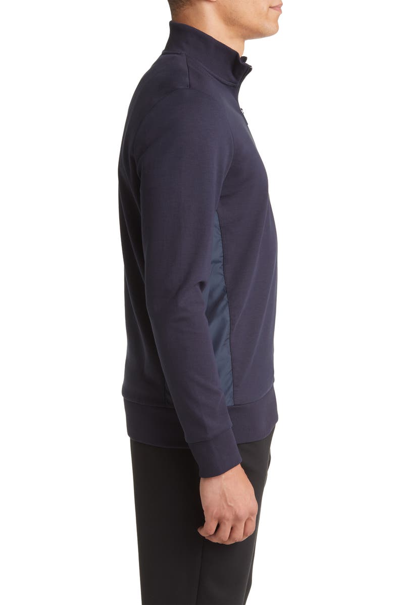 BOSS Sidney Quarter Zip Sweatshirt, Alternate, color, 