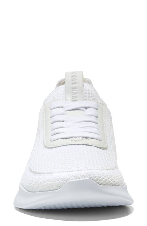Cole Haan Grand Crosscourt Stitchlite Runox Sneaker In White Stitchlite