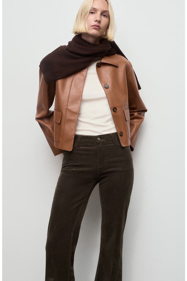 Bootcut Corduroy Pants, Alternate, color, CHOCOLATE