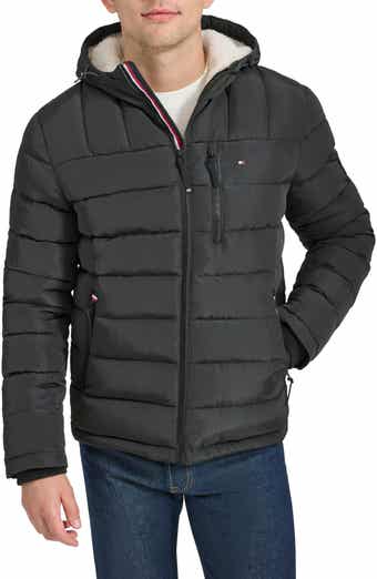 Fleece Lined Hooded Puffer Jacket