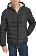 Tommy Hilfiger Fleece Lined Hooded Puffer Jacket