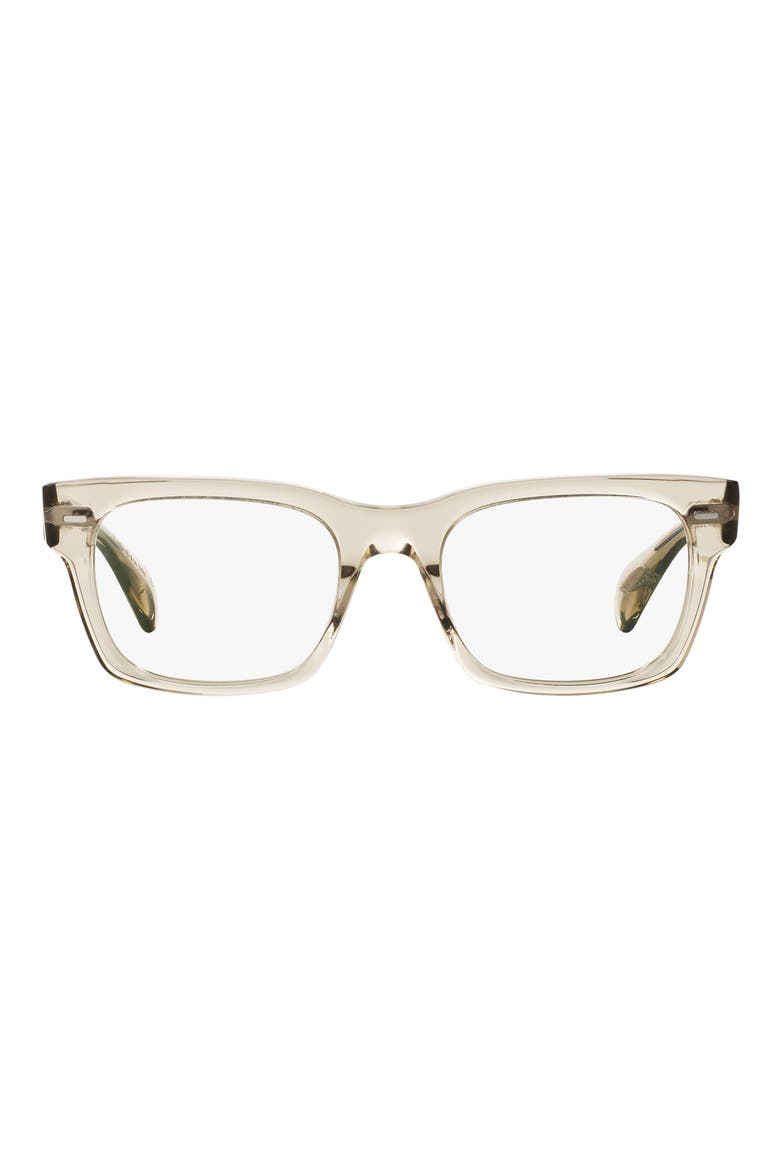Ryce 51mm Square Optical Glasses, Main, color, GREY