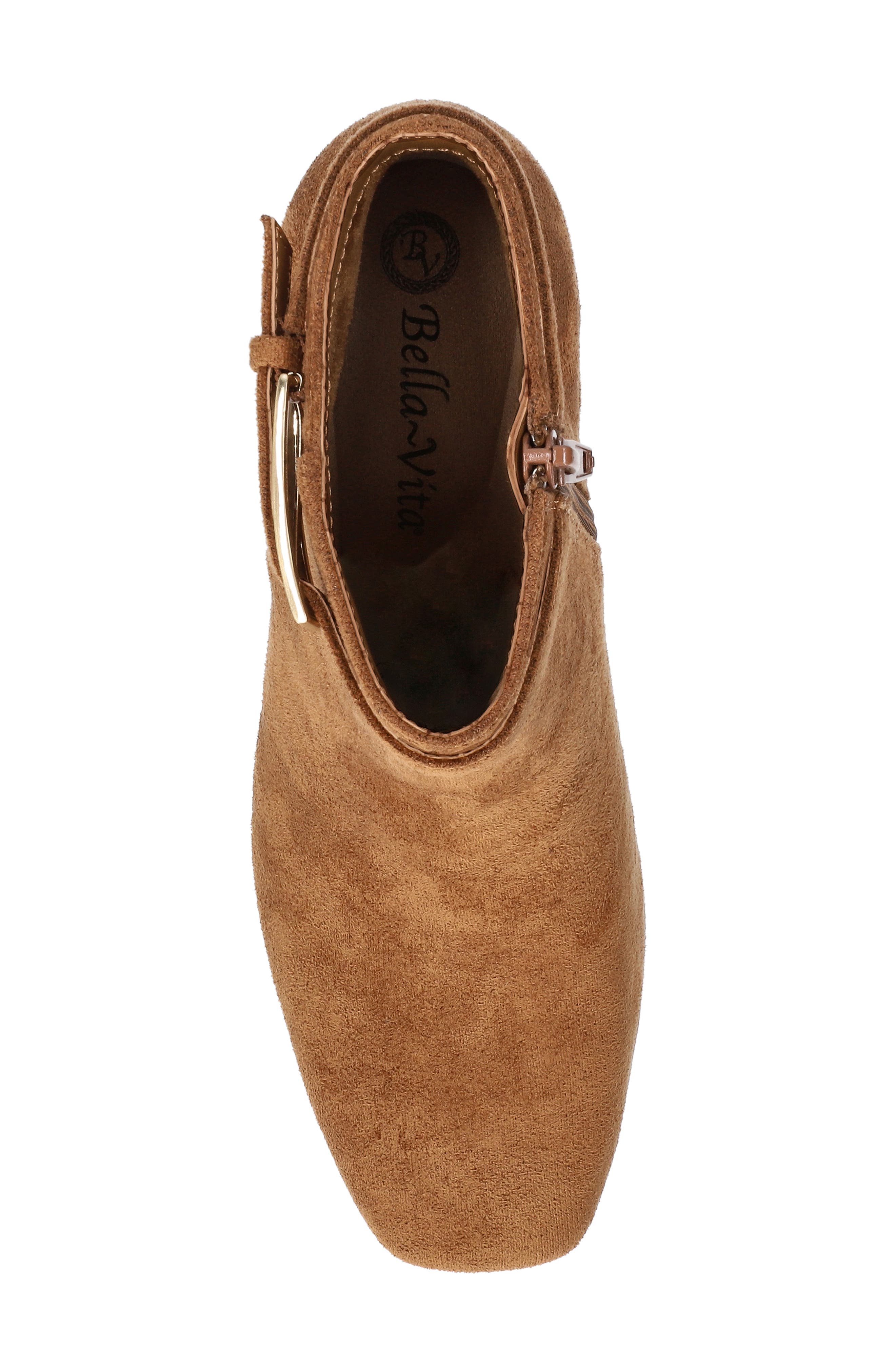 Hudson Platform Bootie, Alternate, color, COGNAC SUEDE