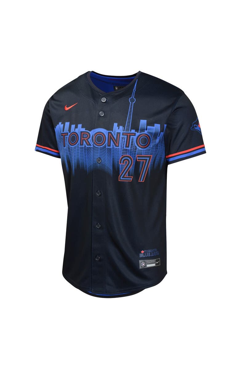 Nike Youth Nike Vladimir Guerrero Navy Toronto Blue Jays 2024 City Connect Limited Player Jersey, Alternate, color, 