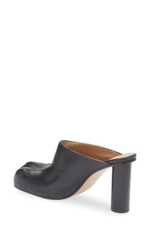Jw Anderson J.w. Anderson Heeled Paw Leather Mules In Black