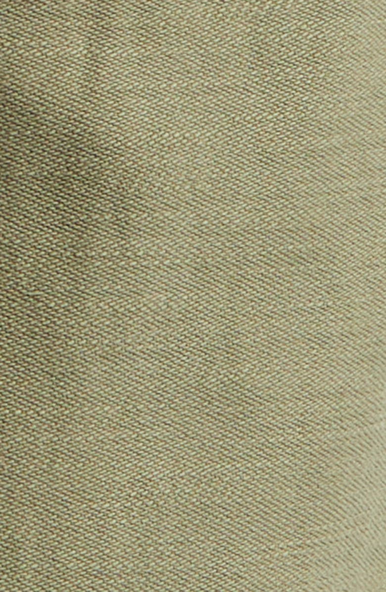 Nili Lotan Earl Ankle Straight Leg Pants, Alternate, color, Olive Fatigue