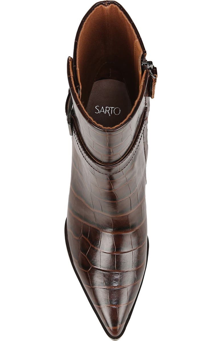 SARTO by Franco Sarto Emina Pointed Toe Wedge Bootie, Alternate, color,