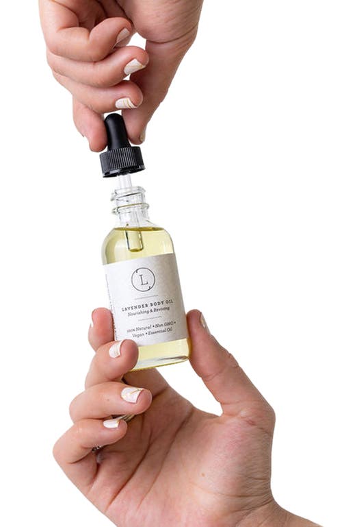 Lizush Cbd Lavender Body Oil With Cbd Natural Moisturizing Body Oil Thc Free
