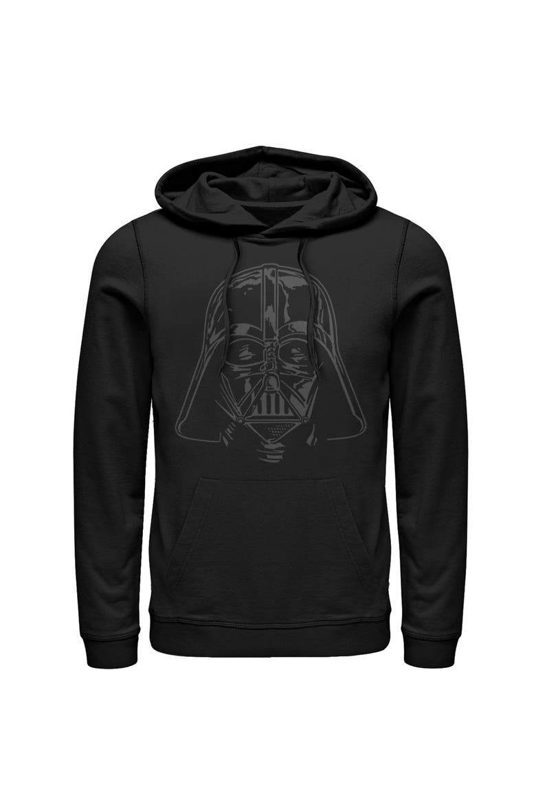Men's Star Wars Darth Vader Helmet  Pull Over Hoodie, Main, color, Black