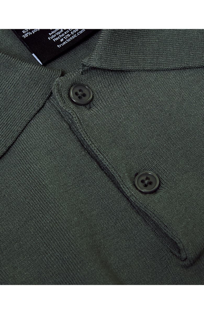 True Classic Sweater Polo, Alternate, color, Moss