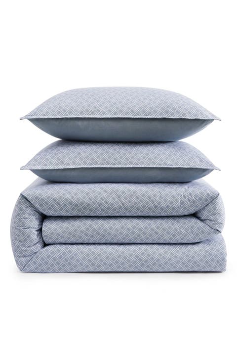 Trellis Flag Duvet Cover & Shams Set