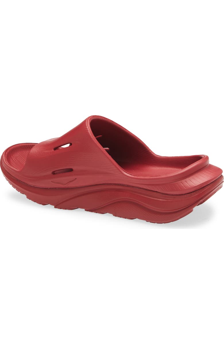 HOKA Ora Recovery Slide 3 Sandal, Alternate, color, Pepper / Pepper