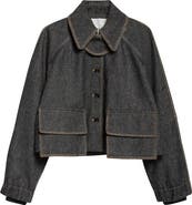 NACKIYÈ Precious Cargo Denim Crop Jacket