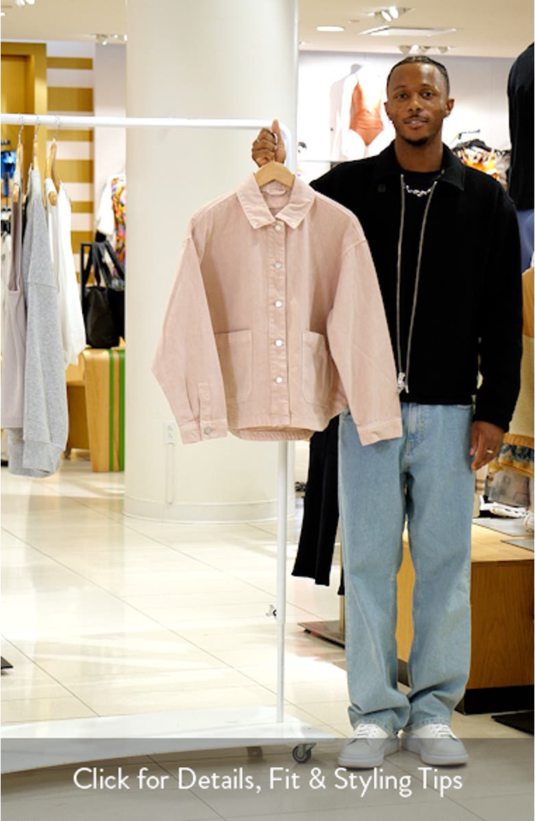 Denim Overshirt, sales video thumbnail