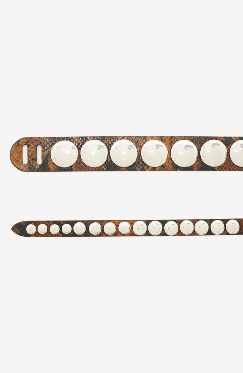 IRO Crescendo Belt, Alternate, color, Black / Cognac