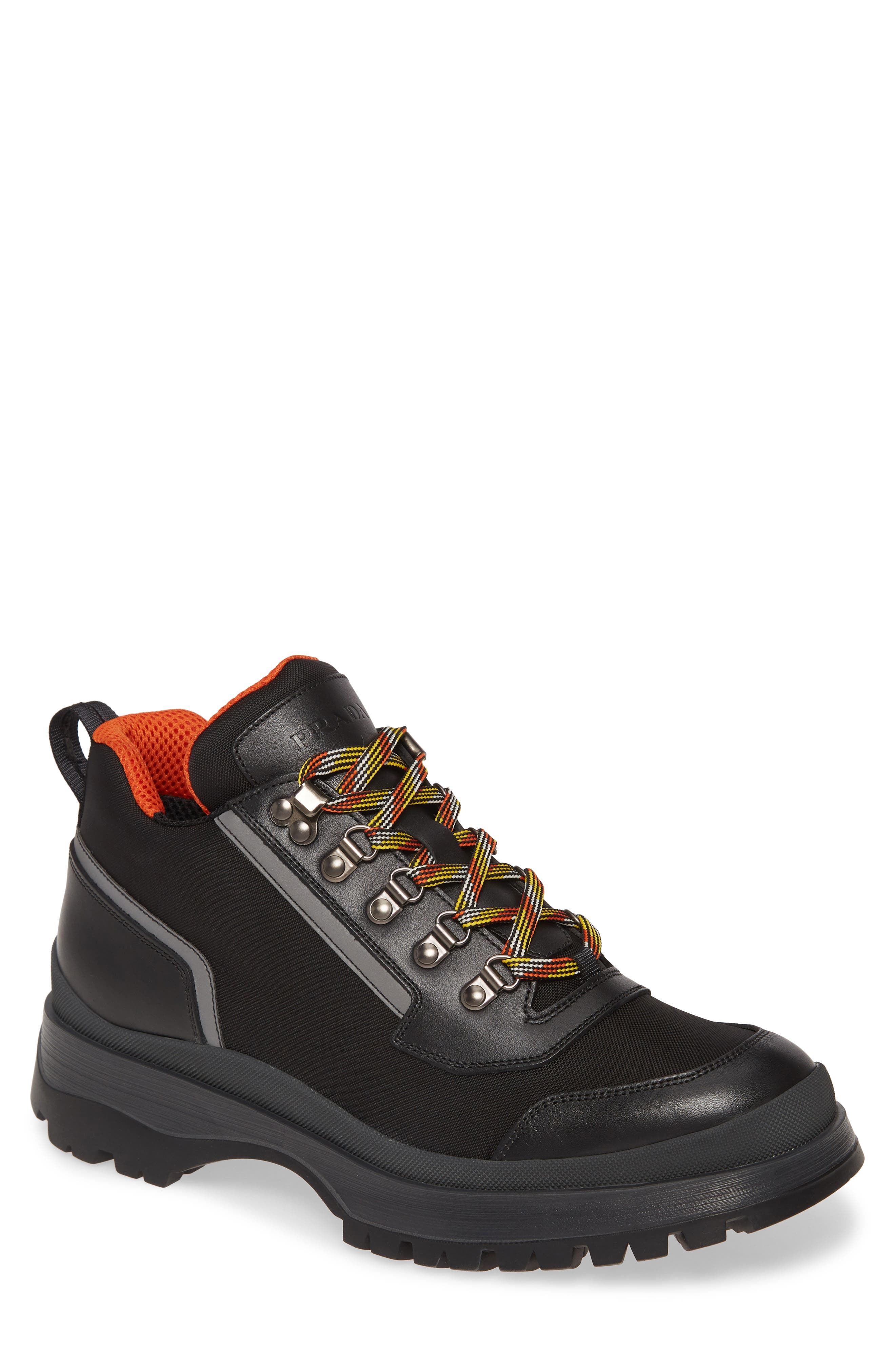 Prada Novo Hiking Boot, Main, color, 