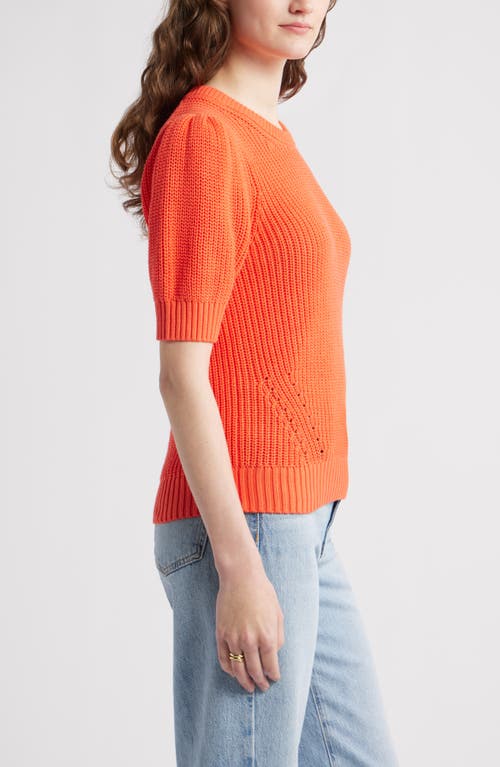 Caslonr Caslon(r) Elbow Sleeve Cotton Sweater