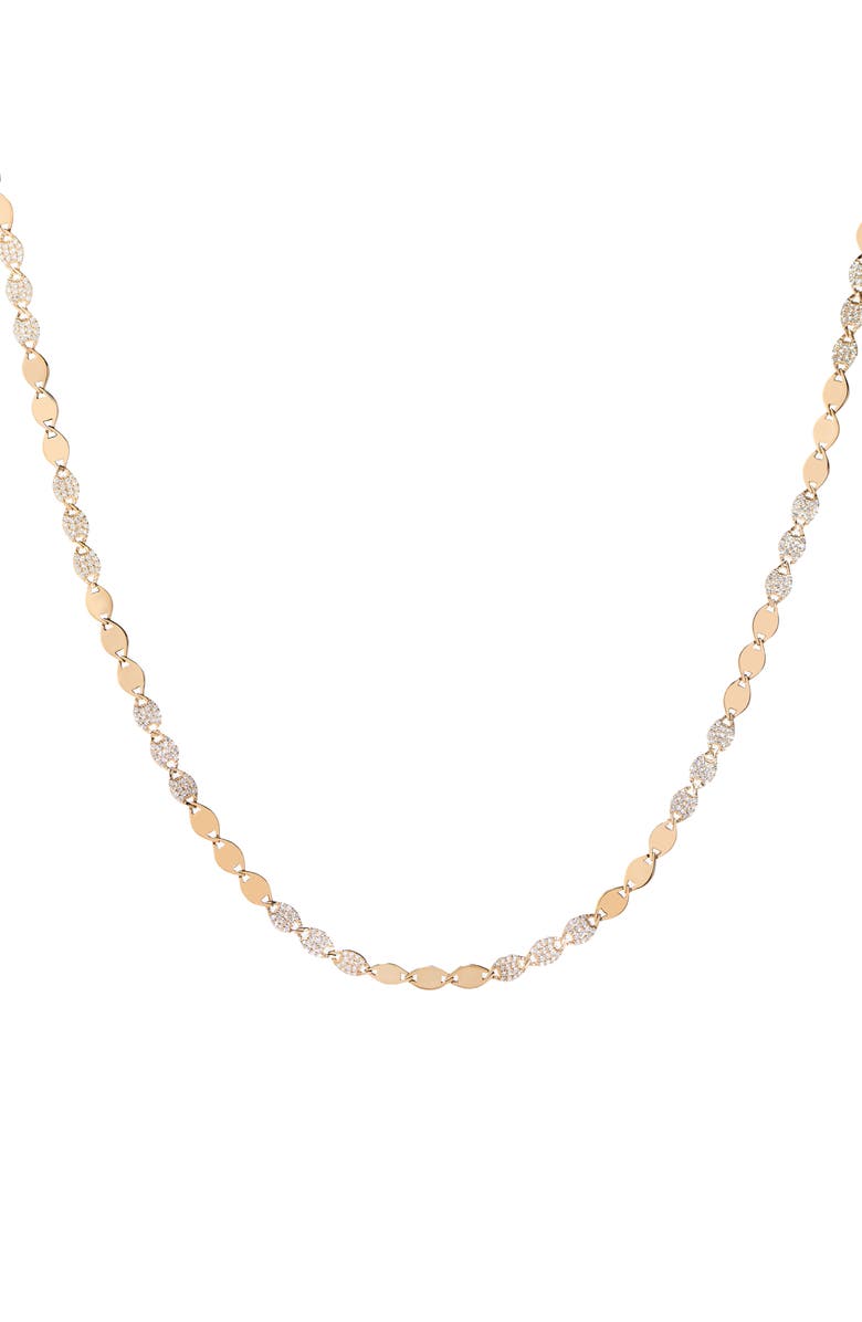 LANA Diamond & Nude Link Necklace, Alternate, color, 