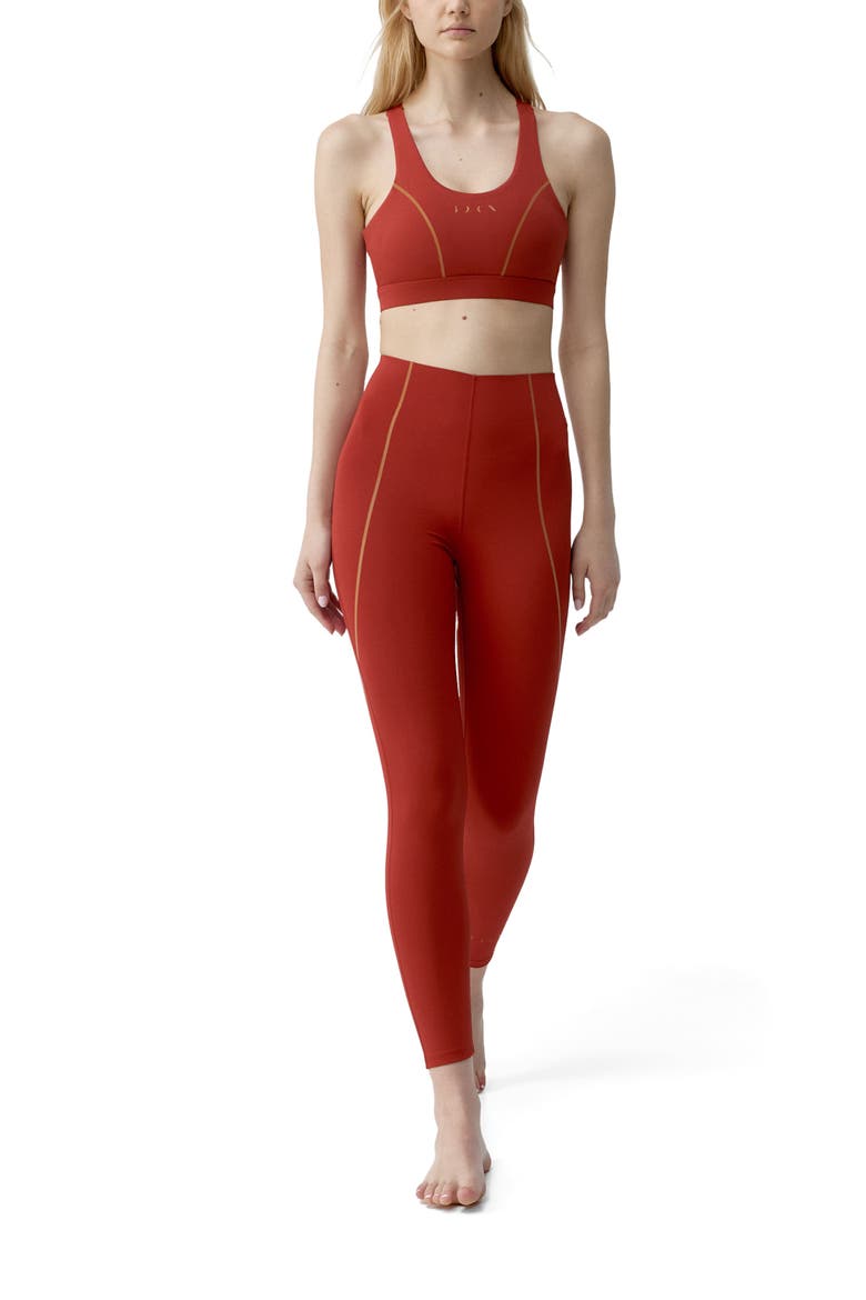 Brone High-support Performance Sports Top, Alternate, color, Sunset