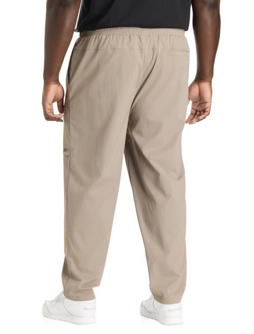 Reebok Big & Tall Performance Cargo Pants In Taupe