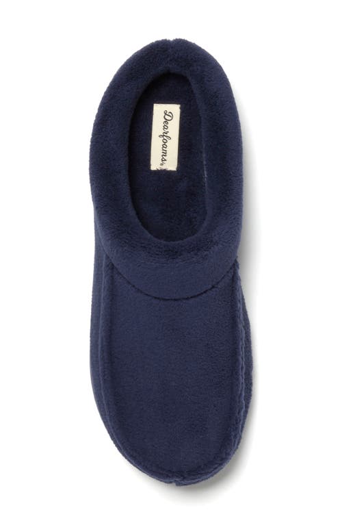 Dearfoams Corby Terry Clog Slipper In Blue
