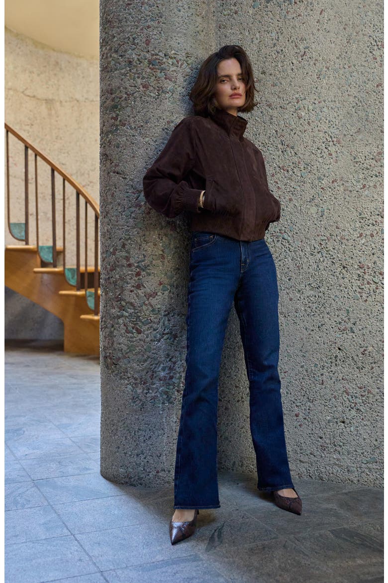 High Waist Bootcut Jeans, Alternate, color, ELLIOT WASH