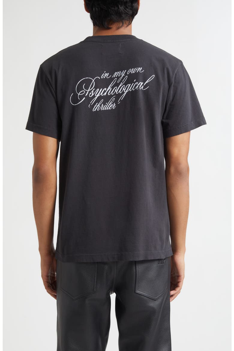 Psychological Thriller Graphic T-Shirt, Alternate, color, BLACK