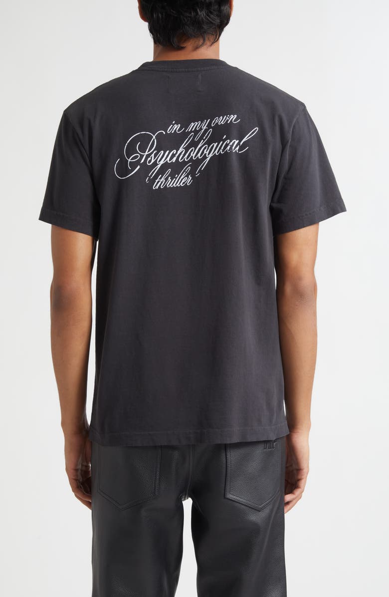 MIDNIGHT RODEO Psychological Thriller Graphic T-Shirt, Alternate, color, Black