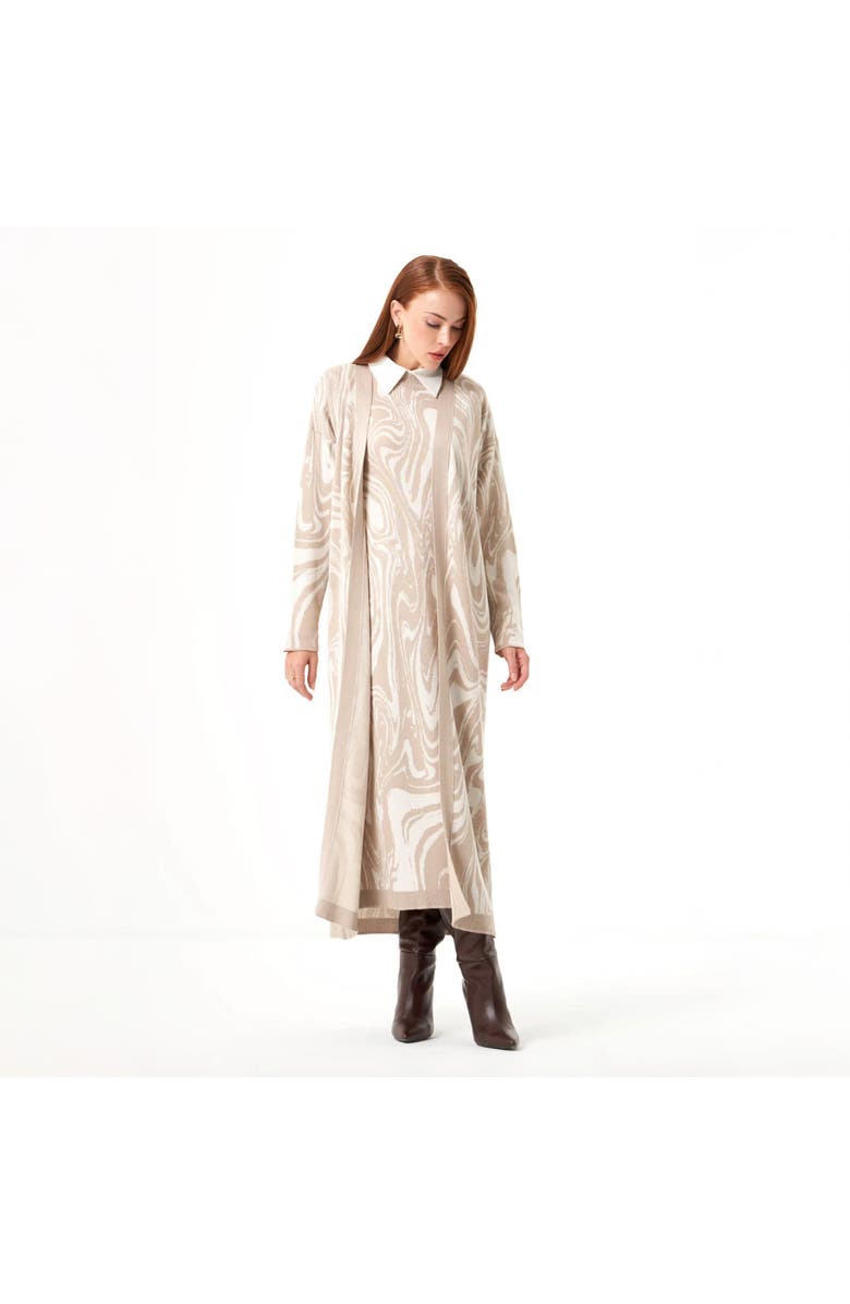 Mizalle Cardigan, Main, color, Beige