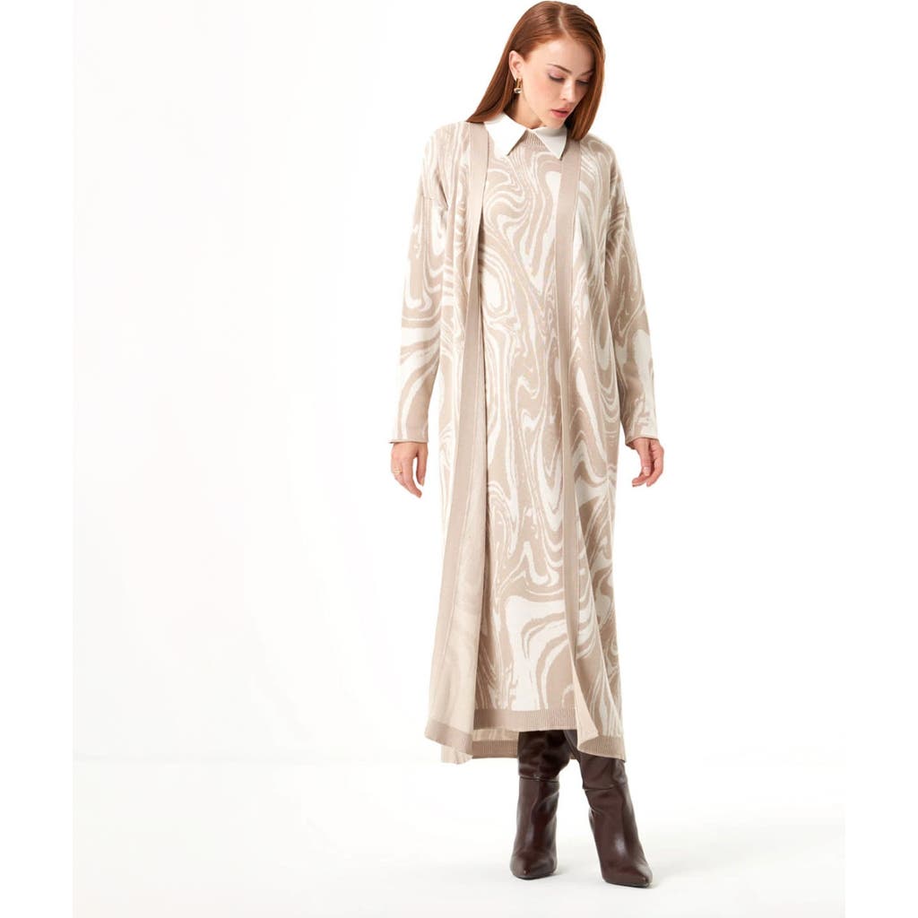 Mizalle Cardigan in Beige  product