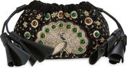 Zimmermann Small Cloud 91 Embroidered Peacock Clutch