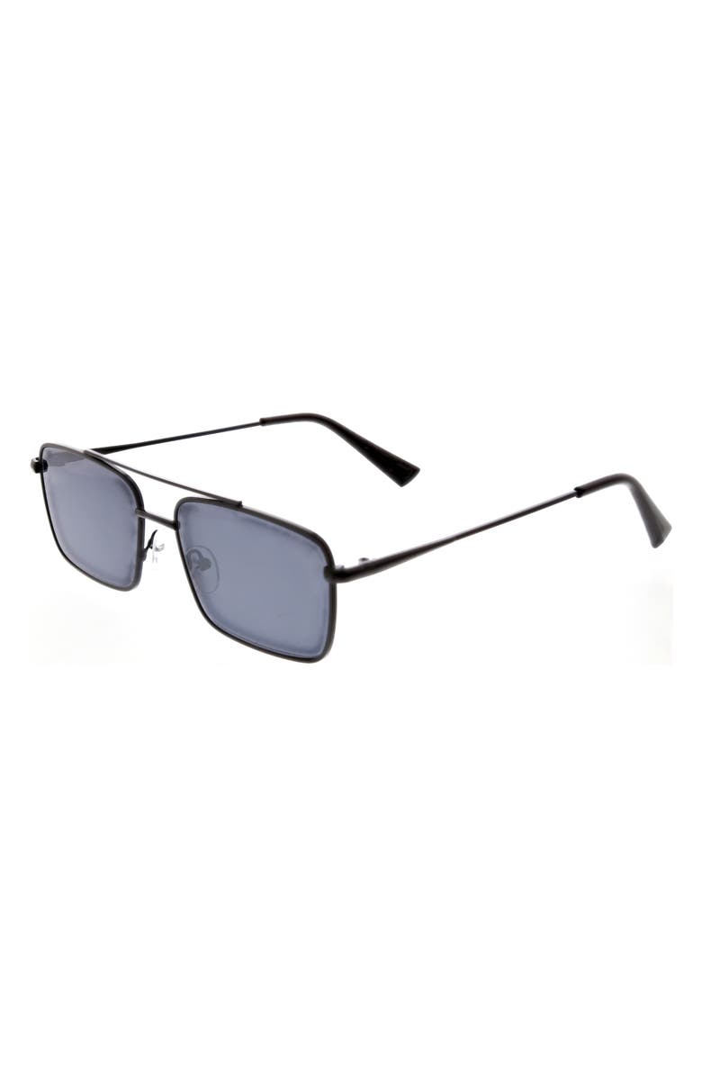 BCBG Slim Pilot Sunglasses, Alternate, color, Black