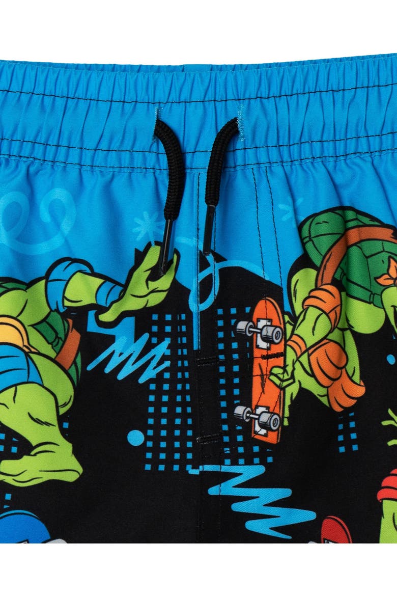 Swimwear Swim Trunks, Alternate, color, Sky Blue Green