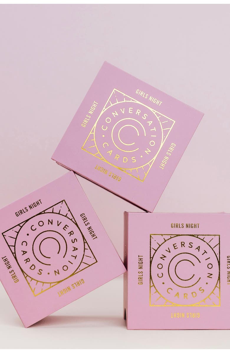 Lumitory Girls' Night Conversation Cards, Alternate, color, Lavender