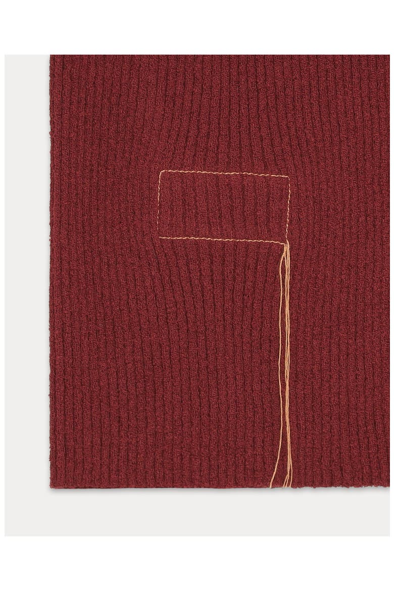 Camille Terry Polo Shirt, Alternate, color, Burgundy