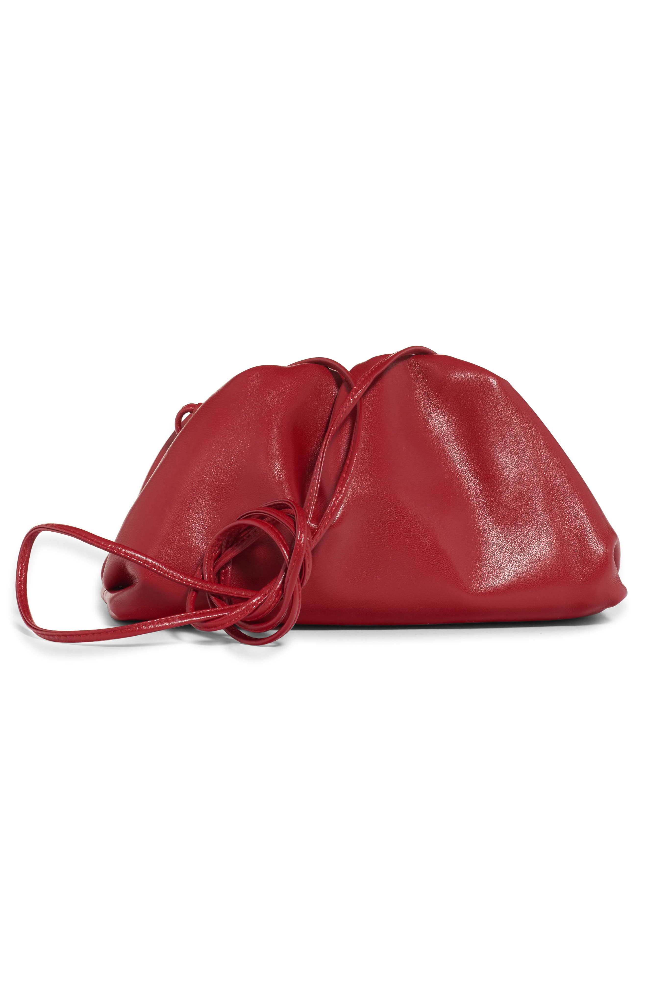 Bottega Veneta The Mini Pouch Leather Clutch, Alternate, color, 